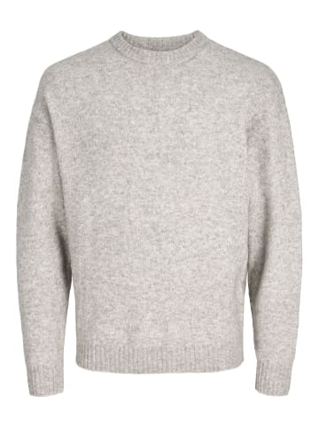 Strickpullover in Light Grey Melange 1