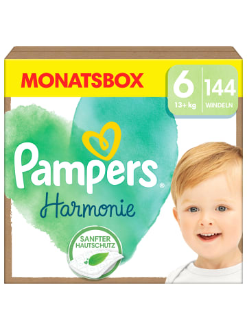 Pampers Pampers Harmonie Baby Windeln Größe 6, 144 Windeln, 13+kg