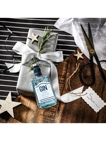 Butlers Baumhänger HANG ON Gin Flasche in Blau