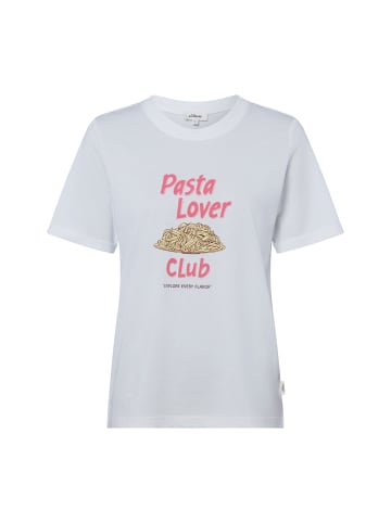 s.Oliver Shirt in weiß rosa