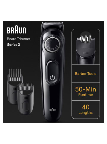 Braun Barttrimmer "BT3410" in Grau