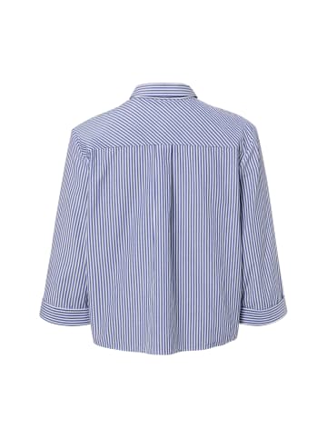 More & More Bluse in indigo weiß
