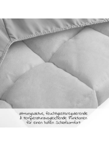Hauck Bed Me - Topper für Reisebett- Matratzen in grau