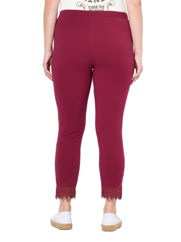 Ulla Popken Hosen in dunkel kirschrot