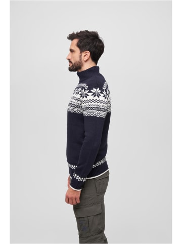 Brandit Turtle Neck Jumper in navy