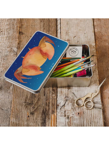 Mr. & Mrs. Panda Aufbewahrungsbox Sternzeichen Krebs ohne Spruch in Sternenhimmel Blau