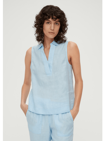 S. Oliver Bluse ärmellos in Blau