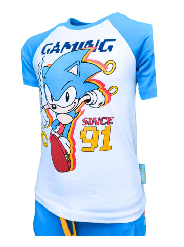 Sonic 2tlg.Outfit T-Shirt & Shorts Sonic The Hedgehog in Blau