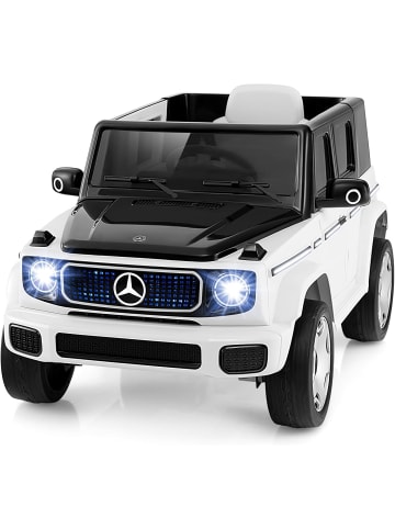 COSTWAY Kinder Elektroauto Mercedes-Benz in Weiß