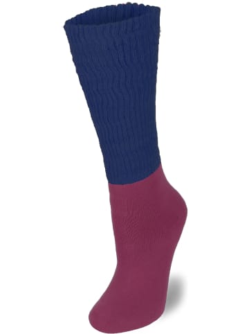 normani 2 Paar Vollfrottee-Socken Casual Couch in Aubergine
