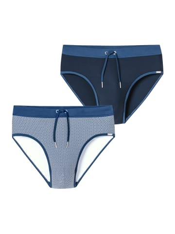 Schiesser Badehose Ocean Swim in blau, nachtblau