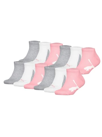 Puma Socken 12er Pack in Grau/Weiß/Rosa