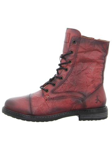 Mustang Schnürstiefelette in rot