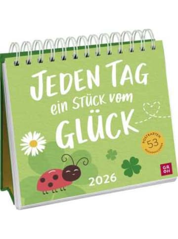 Groh Kalender - Postkartenkalender 2026: Jeden Tag ein Stück vom Glück
