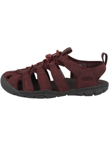 Keen Sandale Clearwater CNX Leather in rot