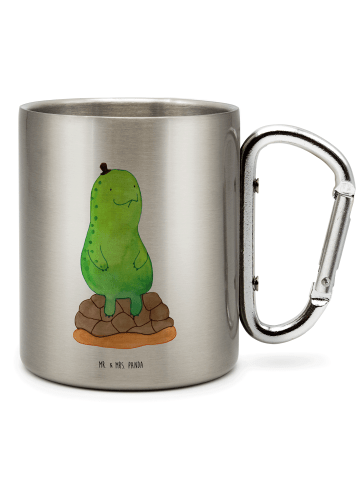 Mr. & Mrs. Panda Teebecher Schildkröte Pause ohne Spruch in Silber