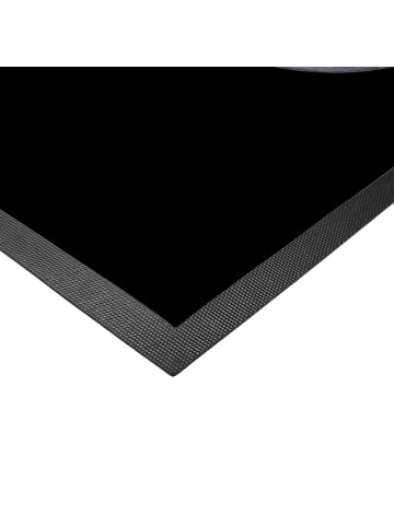 Mr. & Mrs. Panda Fussmatte Pinguin Lachen ohne Spruch in Schwarz