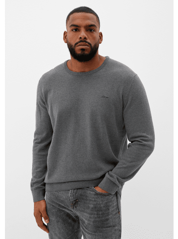 s.Oliver Pullover langarm in Grau