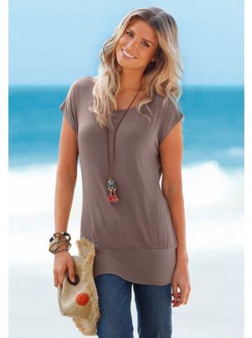 LASCANA Longshirt in taupe