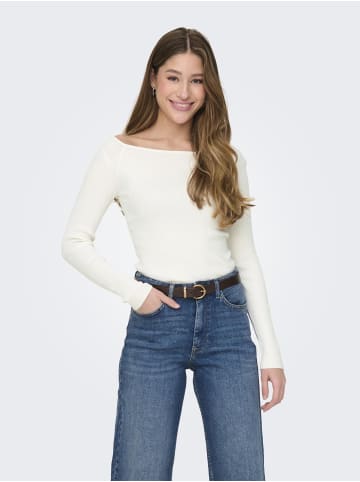 ONLY Strickpullover in Cloud Dancer