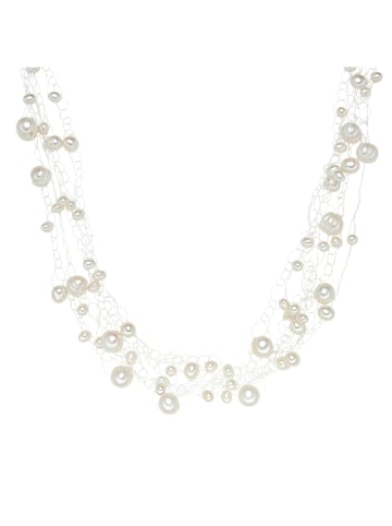 Valero Pearls Kette aus Sterling Silber mit Süßwasser-Zuchtperle in weiß
