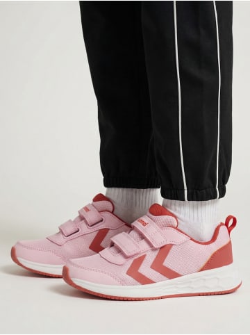 Hummel Klettverschluss Schuhe Turbo Run Lebensstil Kinder in PALE LILAC/PAPRIKA