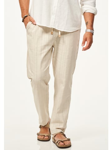 DAILY COTTON Leinenhose - im Chinohosen Stil mit Gummibund in Stone