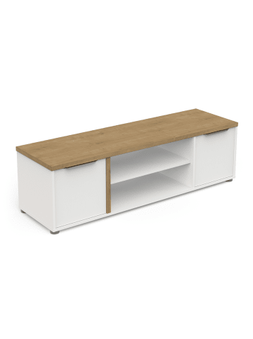 CALICOSY TV-Bank ACCESS in Helles Holz - (W) 134,8  x (H) 39,6  x (L) 39,1  cm