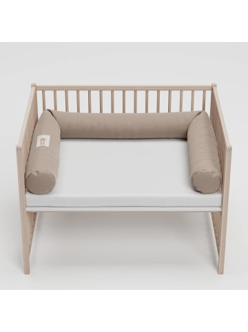 Sämann Sämann Nestchenschlange Cozy "Space Adventure Simply Taupe" 190 cm Bettschlange