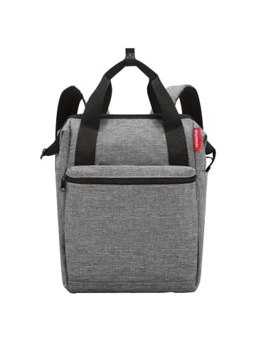 Reisenthel travelling allrounder R - Rucksack 40 cm (leo vanilla) in twist silver