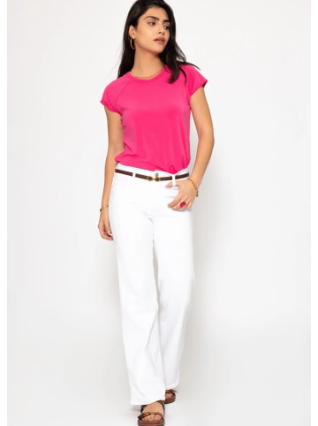 SASSYCLASSY T-Shirt mit Raglannaht in Pink