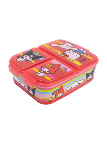 Hello Kitty Kinder Premium Lunchbox Brotdose mit 3 Fächern in Mehrfarbig