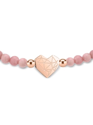 LIEBESKIND BERLIN Armband Broken Heart Beads in rosa
