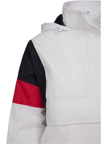 Urban Classics Leichte Jacken in white/navy/fire red