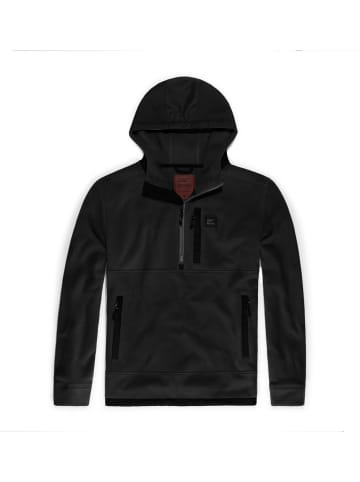 Vintage Industries Fleecejacke/Fleecepullover in Schwarz