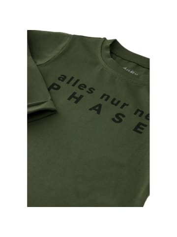 MaBu Kids Langarmshirt Alles nur ne Phase in gruen