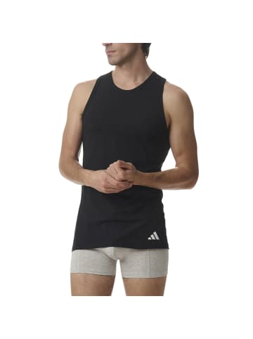 adidas Unterhemd 2er Pack in Schwarz