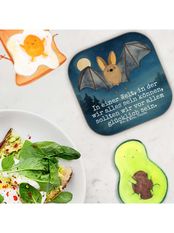 Mr. & Mrs. Panda bar untersetzer Fledermaus Flügel Design mit Sp... in Weiß