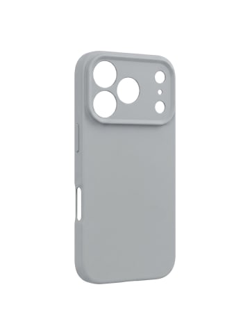 COFI 1453 TFO Silicon Kompatibel mit  iPhone 18 Pro Max / 17 Pro Max Silber in Silber