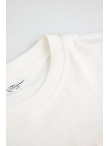 Coccodrillo T-Shirt mit kurzem Ärmel in ecru