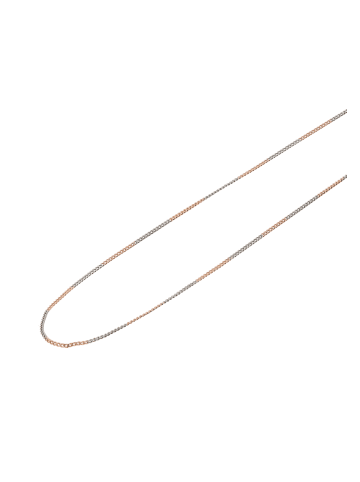 faina Women Chain Necklace in Rose Gold Silver