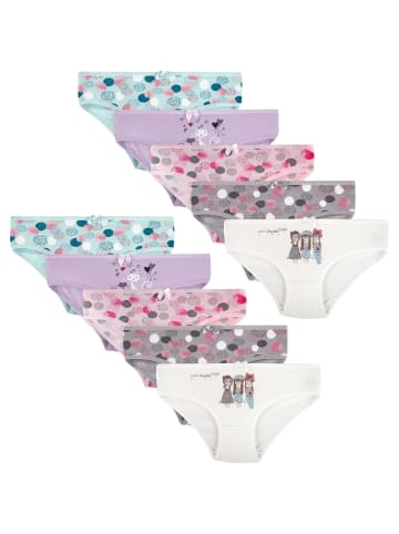 LOREZA 10er Set Slips - Mix - Bunt