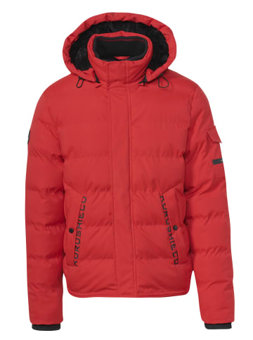 KOROSHI Gepolsterte Jacke in rot
