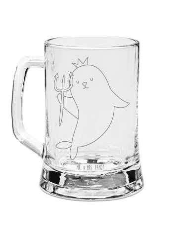 Mr. & Mrs. Panda Krug Sternzeichen Wassermann ohne Spruch in Transparent