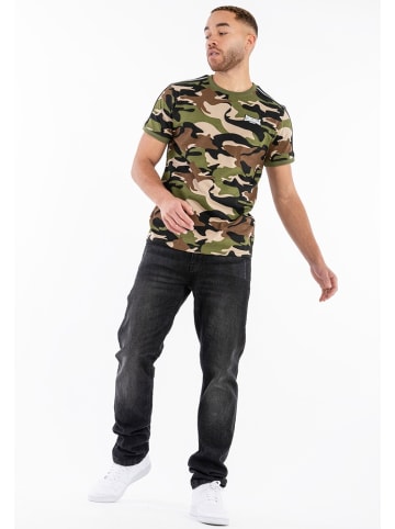 Lonsdale T-Shirt "Gunnista" in Camouflage