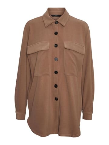 Vero Moda Langarmbluse in brown lentil