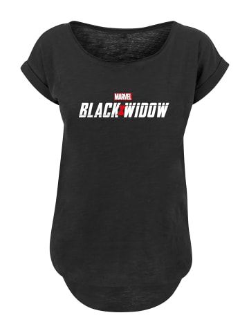 F4NT4STIC T-Shirt Marvel Black Widow Movie Logo in schwarz