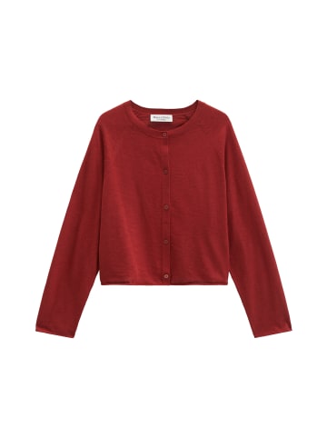 Marc O'Polo Feinstrick-Cardigan relaxed in Tall Poppy