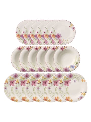 Villeroy & Boch 18er Set Teller-Set Mariefleur Basic in bunt