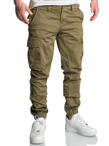 Amaci&Sons Cargo Jogger-Chino RIALTO in Olive